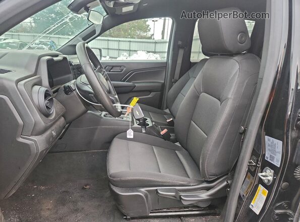 1GCGSBEC7P1262805 2023 CHEVROLET COLORADO Black Widok wnętrza z przodu