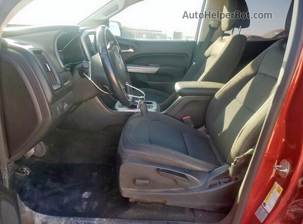 1GCGSCEA1G1117439 2016 CHEVROLET COLORADO Burgundy Widok wnętrza z przodu