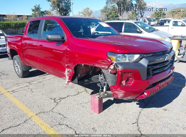 1GCGSCEC7P1268092 2023 CHEVROLET COLORADO Red Przód prawy