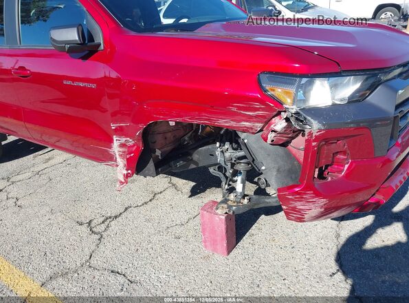 1GCGSCEC7P1268092 2023 CHEVROLET COLORADO Red Widok z przodu