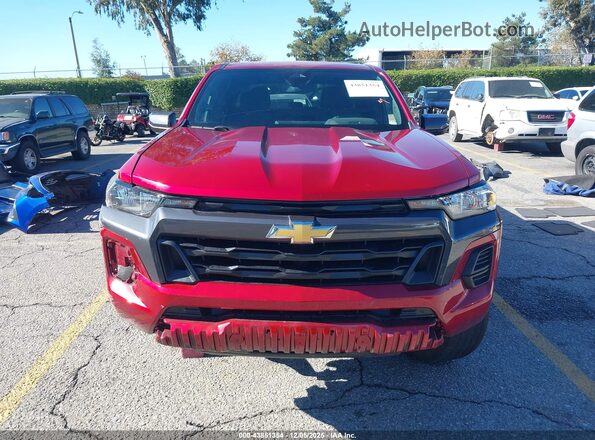 1GCGSCEC7P1268092 2023 CHEVROLET COLORADO Red Widok wnętrza z tyłu