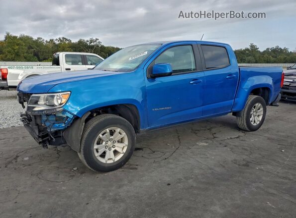 1GCGSCEN2N1325927 2022 CHEVROLET COLORADO Синий Передняя левая четверть