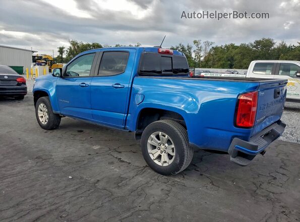 1GCGSCEN2N1325927 2022 CHEVROLET COLORADO Синий Задняя левая четверть