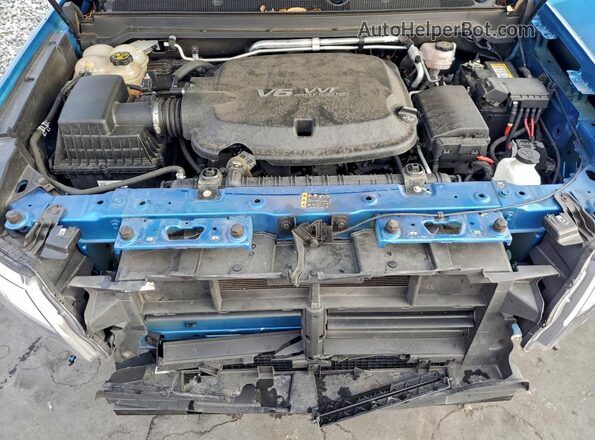 1GCGSCEN2N1325927 2022 CHEVROLET COLORADO Синий Вид задней части салона