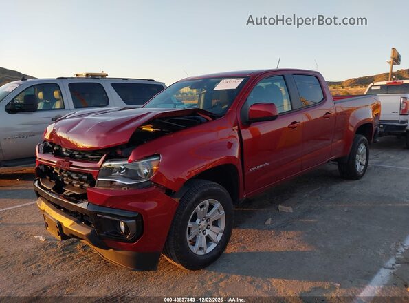 1GCGSCENXN1114040 2022 CHEVROLET COLORADO Красный Передняя левая четверть