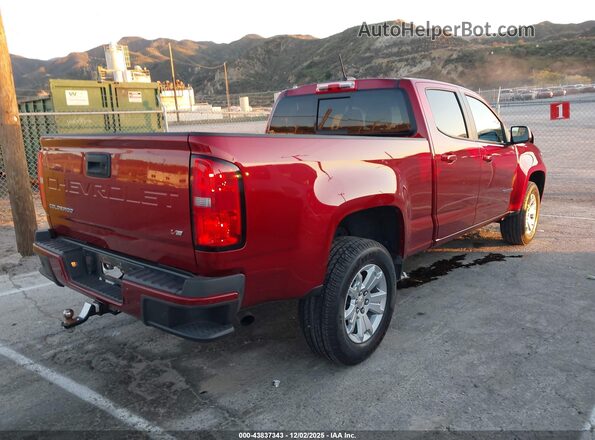 1GCGSCENXN1114040 2022 CHEVROLET COLORADO Красный Задняя правая четверть