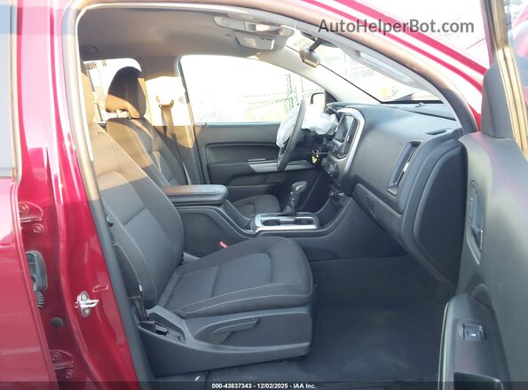 1GCGSCENXN1114040 2022 CHEVROLET COLORADO Красный Вид салона спереди
