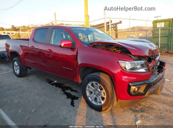 1GCGSCENXN1114040 2022 CHEVROLET COLORADO Красный Передняя правая четверть