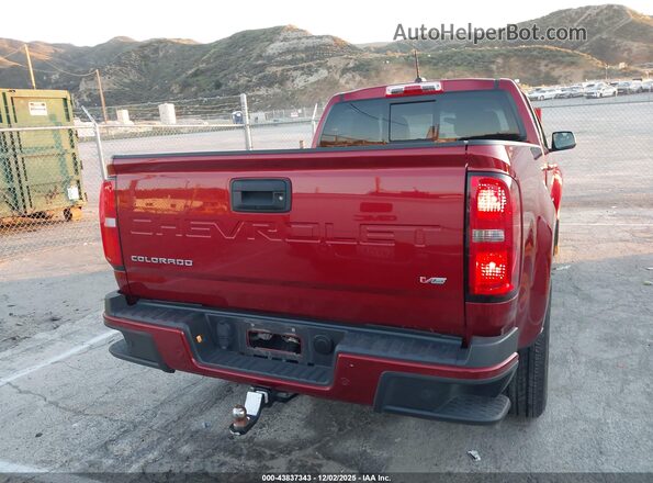 1GCGSCENXN1114040 2022 CHEVROLET COLORADO Красный 