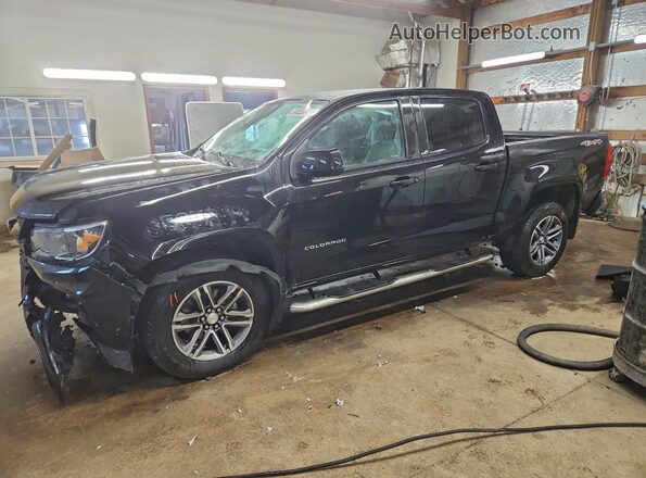 1GCGTBENXN1150186 2022 CHEVROLET COLORADO Черный Передняя левая четверть