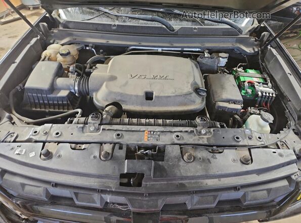 1GCGTBENXN1150186 2022 CHEVROLET COLORADO Черный Вид задней части салона