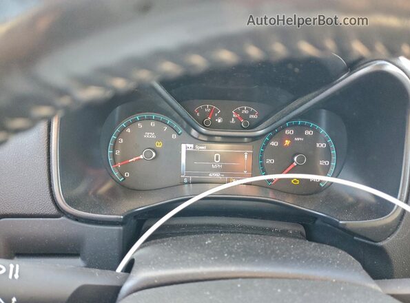 1GCGTCE3XG1264972 2016 CHEVROLET COLORADO Серебряный Вид щитка приборов