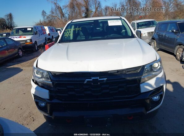 1GCGTCEN7N1110539 2022 CHEVROLET COLORADO White Widok zestawu wskaźników