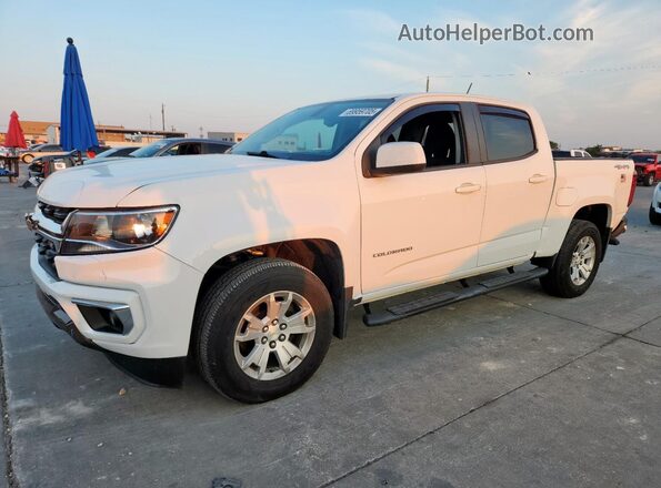 1GCGTCEN8M1107227 2021 CHEVROLET COLORADO White Առջևի ձախ երեք քառորդ տեսարան