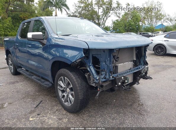1GCPDKEK3RZ368531 2024 CHEVROLET SILVERADO Синий Вид щитка приборов