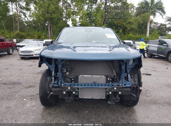 1GCPDKEK3RZ368531 2024 CHEVROLET SILVERADO Синий Вид спереди