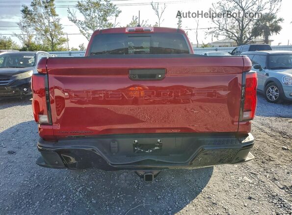 1GCPTDEK3T1121014 2026 CHEVROLET COLORADO Бордовый Вид сзади