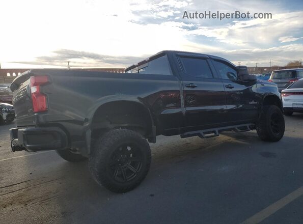 1GCUYEED0KZ375730 2019 CHEVROLET SILVERADO Черный Задняя правая четверть
