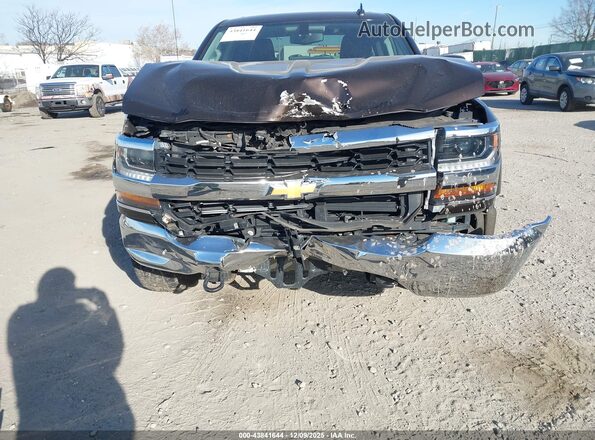 1GCVKREC9JZ165291 2018 CHEVROLET SILVERADO Черный Вид спереди