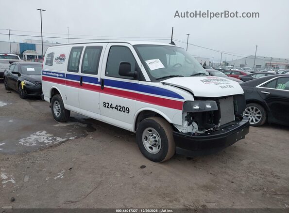 1GCZGGF72P1251901 2023 CHEVROLET EXPRESS White Передня права чверть