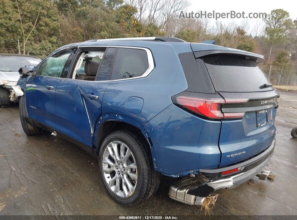 1GKENLKS4RJ163835 2024 GMC ACADIA Синий Задняя левая четверть