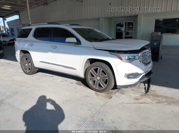 1GKKNPLS0HZ276366 2017 GMC ACADIA Белый Передняя правая четверть