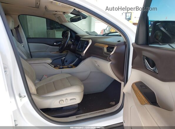 1GKKNPLS0HZ276366 2017 GMC ACADIA Белый Вид салона спереди