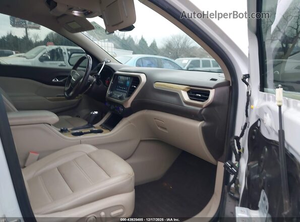 1GKKNXLS7KZ200716 2019 GMC ACADIA White Widok wnętrza z przodu