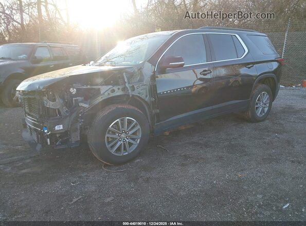 1GNETWKW7RJ135959 2024 CHEVROLET TRAVERSE Black წინა მარცხენა ხედი სამი მეოთხედიდან