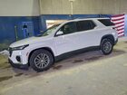 2022 Chevrolet Traverse Lt White vin: 1GNEVMKW0NJ160243
