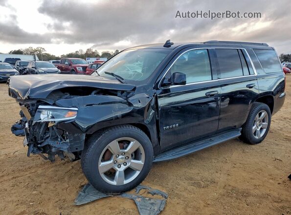 1GNSCBKC0KR226872 2019 CHEVROLET TAHOE Черный Передняя левая четверть