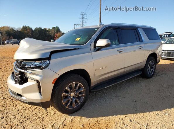 1GNSCCKD3PR499116 2023 CHEVROLET SUBURBAN Золотой Передняя левая четверть
