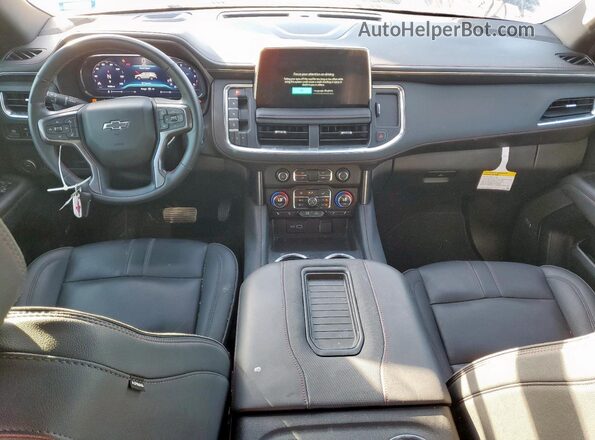 1GNSCRKD6RR207254 2024 CHEVROLET TAHOE Black Widok deski rozdzielczej