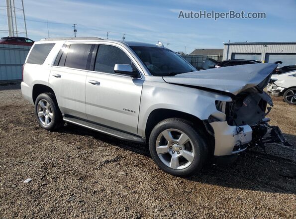 1GNSKBKC9HR241205 2017 CHEVROLET TAHOE Серебряный Передняя правая четверть