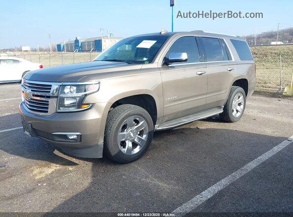 1GNSKCKC7GR248755 2016 CHEVROLET TAHOE Brown Առջևի ձախ երեք քառորդ տեսարան