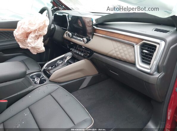 1GTP2FEK6T1123483 2026 GMC CANYON Красный Вид салона спереди