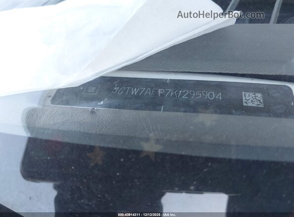 1GTW7AFP7K1295904 2019 GMC SAVANA 2500 White 