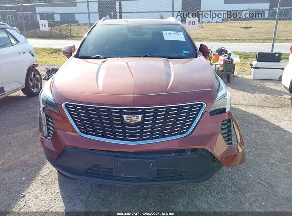 1GYAZAR44MF045817 2021 CADILLAC XT4 Orange Widok zestawu wskaźników