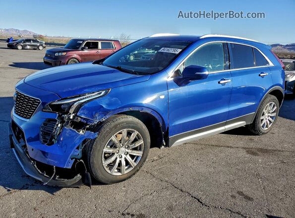 1GYFZDR41NF120725 2022 CADILLAC XT4 Blue Передня ліва чверть