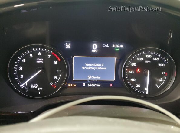 1GYKPDRS3MZ225296 2021 CADILLAC OTHER Синий Вид щитка приборов