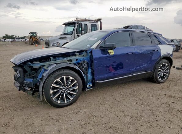 1GYKPTRL5RZ133777 2024 CADILLAC OTHER Синий Передняя левая четверть