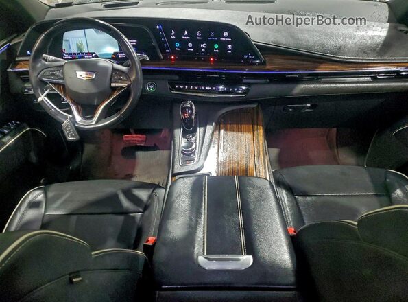 1GYS4KKL6PR211199 2023 CADILLAC ESCALADE Черный Вид панели приборов
