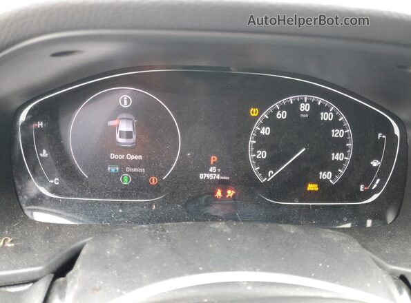 1HGCV1F32LA041218 2020 HONDA ACCORD Белый Вид щитка приборов
