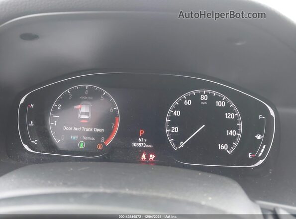 1HGCV1F33LA060165 2020 HONDA ACCORD Red Widok tylnych siedzeń