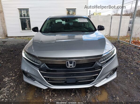 1HGCV1F43NA114608 2022 HONDA ACCORD Серебряный Вид щитка приборов