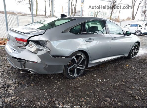 1HGCV1F43NA114608 2022 HONDA ACCORD Серебряный Задняя правая четверть