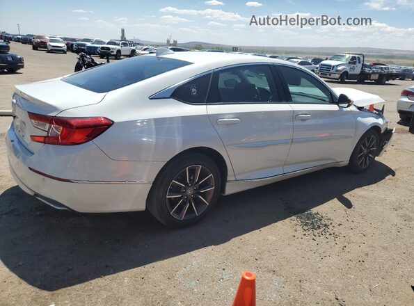 1HGCV1F55MA124645 2021 HONDA ACCORD White Rear right