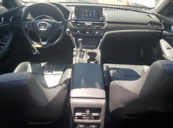 1HGCV1F55MA124645 2021 HONDA ACCORD White Dashboard view