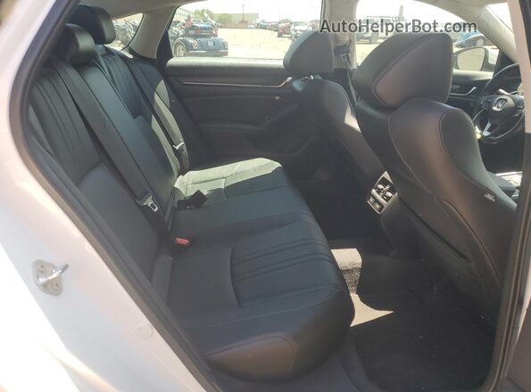 1HGCV1F55MA124645 2021 HONDA ACCORD White Rear seats view