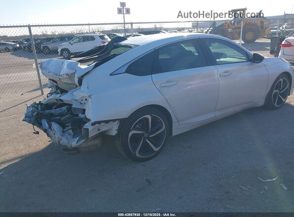 1HGCV2F34NA023912 2022 HONDA ACCORD Белый Задняя правая четверть